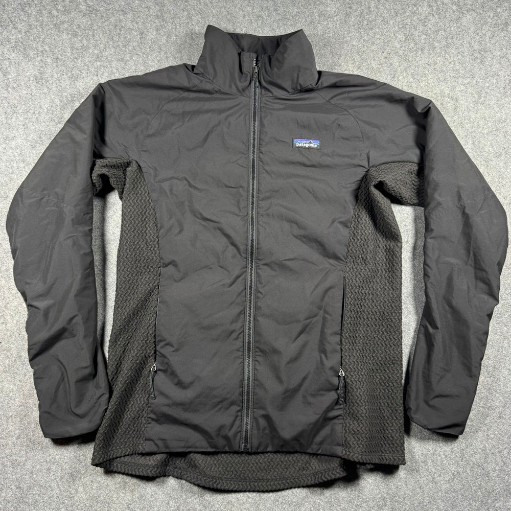 Patagonia Nano-Air Light Hybrid Jacket Womens L Black Full Zip R1 Air Fleece